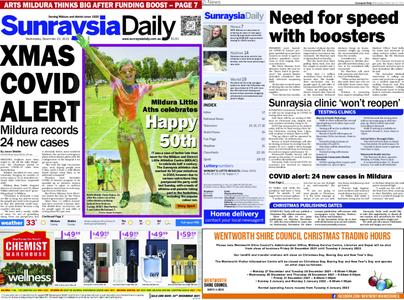 Sunraysia Daily – December 22, 2021