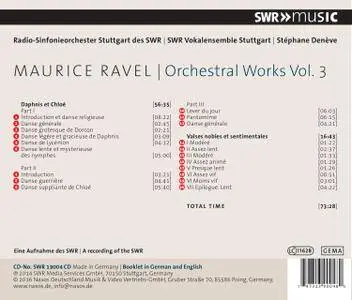 Stephane Deneve,  Stuttgart RSO - Maurice Ravel: Orchestral Works Vol. 3 (2016)