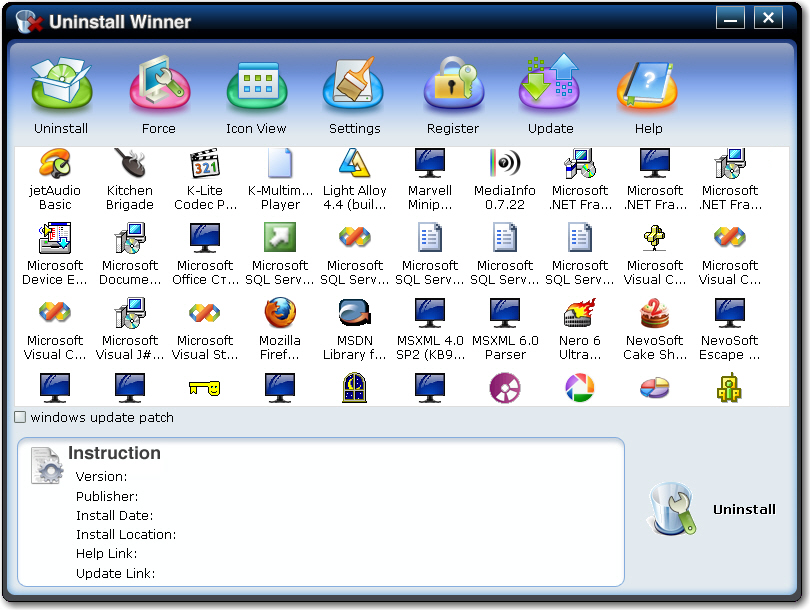 Uninstall Winner 2.3.1.20 Portable