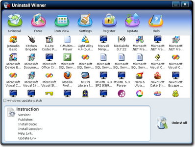 Uninstall Winner 2.3.1.20 Portable