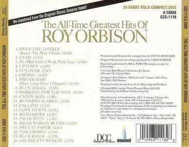 Roy Orbison - The All-Time Greatest Hits Of Roy Orbison (1972) [1997, Remastered] {24-Karat Gold Disc}