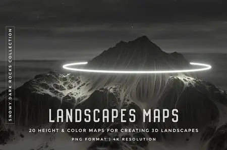 CreativeMarket - Set of 20 Landscapes maps
