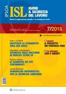 Igiene & Sicurezza del Lavoro - Luglio 2018