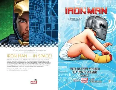Iron Man Vol 2 - The Secret Origin Of Tony Stark - Book One (2013) (Digital HC)