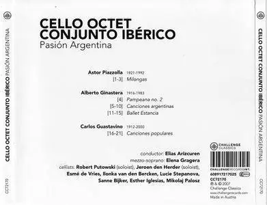 Cello Octet Conjunto Iberico, Elias Arizcuren, Elena Gragera - Pasion Argentina (2007)