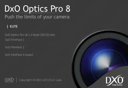 DxO Optics Pro 8.1.3 Build 229 Elite Multilingual (x86/x64)