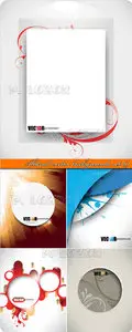 Abstract vector backgrounds set 69