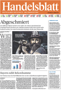 Handelsblatt vom Mittwoch, 14. Januar 2015