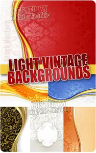 Light vintage backgrounds - Stock Vectors