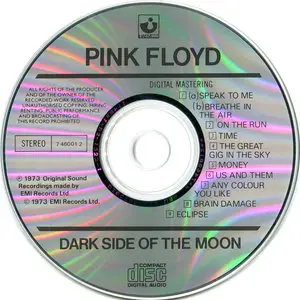 Pink Floyd - The Dark Side Of The Moon (1973) [1988, EMI Australasia, CDP 7 46001 2]