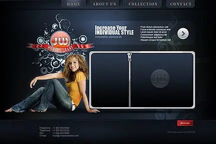 FlashMint 2744 Your Jeans XML gallery flash template