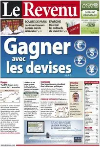Le Revenu Hebdo Bourse N ° 1180 du 22 au 28 Juin 2012