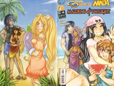 Gold Digger Ninja High School Vol 1 No 4