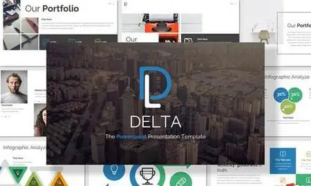 Delta - Powerpoint, Keynote, Google Sliders Templates