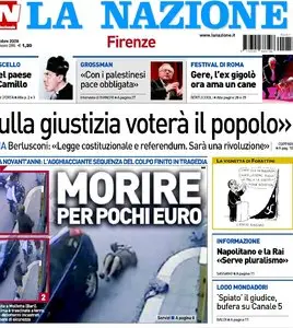 La Nazione 17 Ottobre 2009