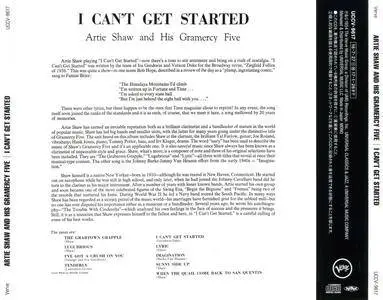 Artie Shaw And His Gramercy Five - I Can't Get Started (1954) {2016 Japan Verve 60th Rare Albums SHM-CD Reissue Series}