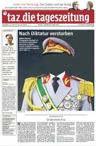 Tageszeitung TAZ vom 21 Oktober 2011