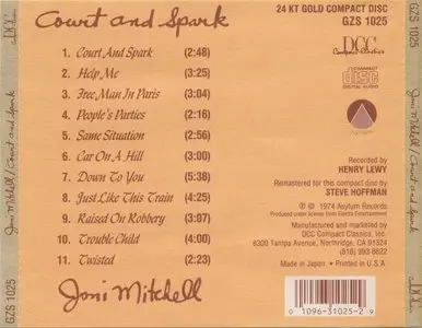 Joni Mitchell – Court And Spark (1974) [DCC GZS-1025] (Repost)