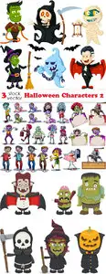 Vectors - Halloween Characters 2