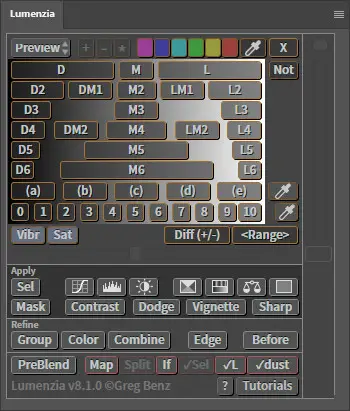 Lumenzia 8.1.0 (Win/macOS)