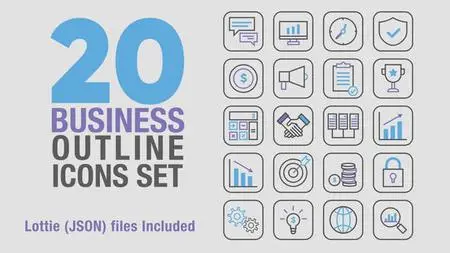 Business Outline Icons 43302854