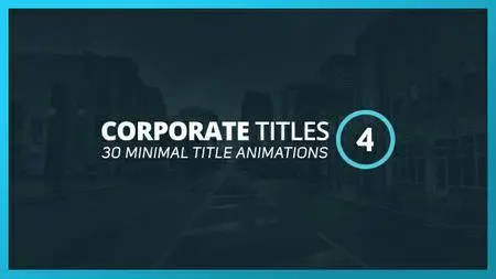 Corporate Titles 4 - Project for After Effects (VideoHive)