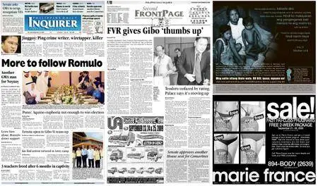 Philippine Daily Inquirer – September 24, 2009