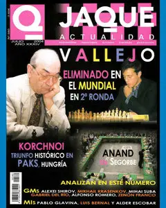 JAQUE • La pasion del Ajedrez • Numero 580 • Julio 2004 (Spanish)
