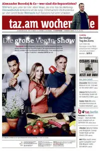 Tageszeitung TAZ vom 26 Juli 2014