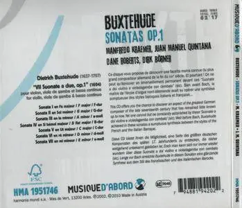Manfredo Kraemer, Juan Manuel Quintana - Dieterich Buxtehude: Sonatas Op. 1 (2010)
