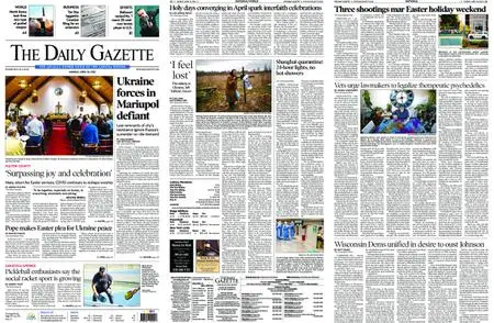 The Daily Gazette – April 18, 2022