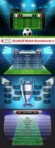 Vectors - Football Match Scoreboards 6