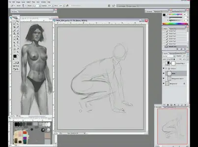 How to Draw Female Anatomy in Motion