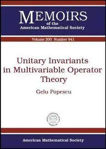 Unitary Invariants in Multivariable Operator Theory (Memoirs of the American Mathematical Society)