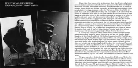 Dudu Pukwana & John Stevens - Mbizo Radebe, They Shoot to Kill (1987) {Affinity CDAFF775 rel 1991}