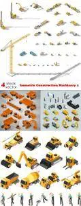 Vectors - Isometric Construction Machinery 2