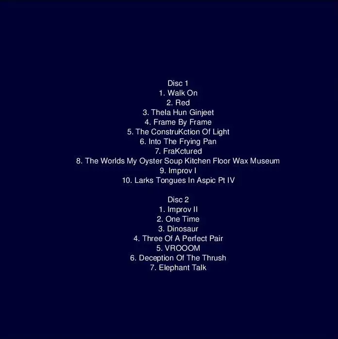 King Crimson - Izumi T-21, Sendai, Japan - October 13, 2000 (2008) {2CD DGM 16/44 Official Digital Download}