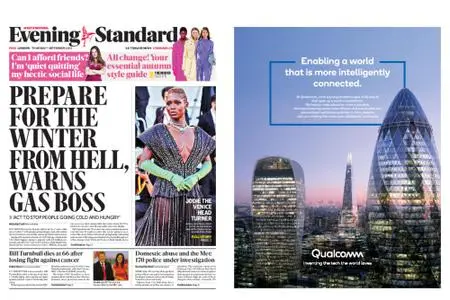 London Evening Standard – September 01, 2022