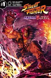 Street Fighter-Akuma VS Hell 001 2019 Digital BlurPixel