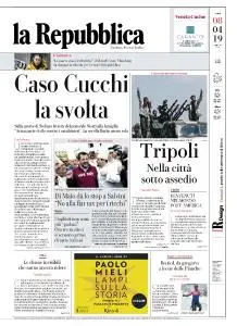 la Repubblica - 8 Aprile 2019