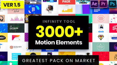 Infinity Tool - Greatest Pack for Video Creators - Project for After Effects (VideoHive) 23736432