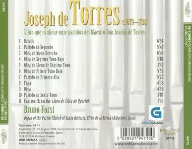 Bruno Forst - Joseph de Torres: Complete Organ Music (2014)