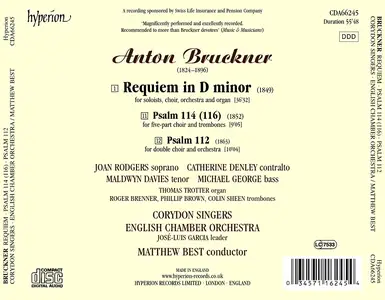 Matthew Best, English Chamber Orchestra, Corydon Singers - Anton Bruckner: Requiem in D minor (1987)