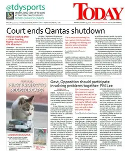 TODAY 31 OCTOBER 2011