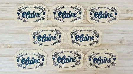 Let's Make Vintage-Style Name Stickers on Cricut Joy and Procreate