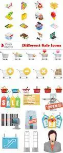 Vectors - Different Sale Icons