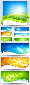 Spring banners