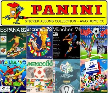 Panini World Cup Stickers Albums Collection