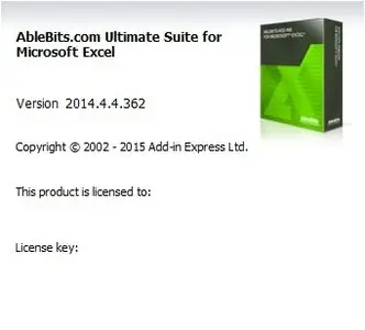 AbleBits Ultimate Suite for Microsoft Excel 2014.4.4.362