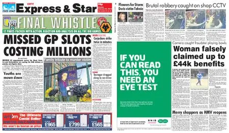 Express and Star City Edition – February 25, 2019